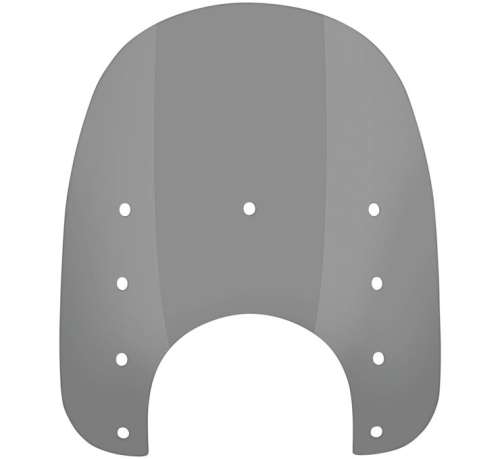 Memphis Shades - Memphis Shades Replacement Plastic for Slim Windshield (9in. Cutout) - 15in. - Black Smoke - MEP41212