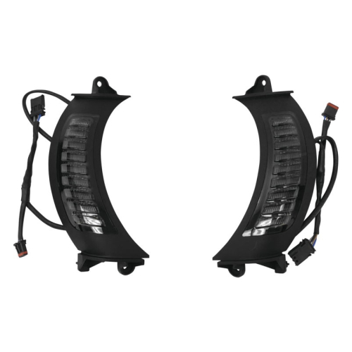 Namz - Namz Fairing Vent Switchback Turn Signals - Black - LLC-5BR-TS