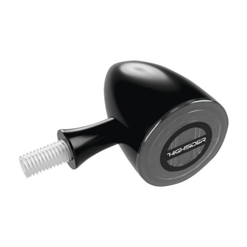 Highsider - Highsider Rocket Bullet LED Tail/Brake/Turn Signal Light - Black - 254-346