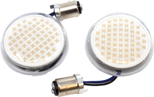 Letric Lighting Co. - Letric Lighting Co. Deluxe Bullet Style LED Insert - 1157 - Amber - LLC-D7A