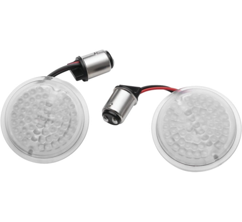 Kuryakyn - Kuryakyn Luminez LED Rear Turn Signal Inserts - Red - 2938