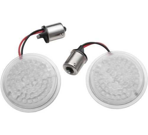 Kuryakyn - Kuryakyn Luminez LED Rear Turn Signal Inserts - Amber - 2936