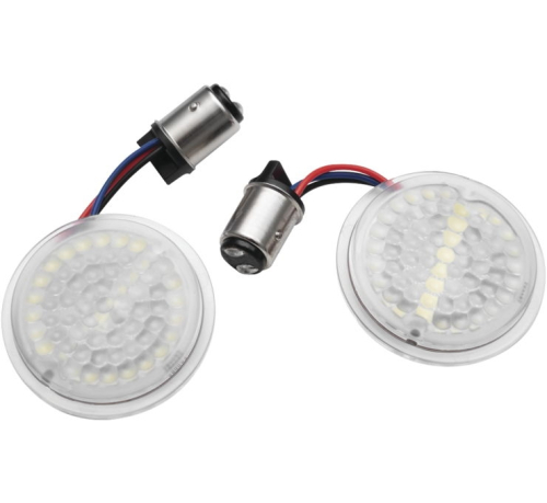 Kuryakyn - Kuryakyn Luminez LED Front Turn Signal Inserts - White - 2932