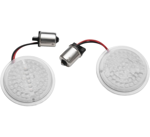 Kuryakyn - Kuryakyn Luminez LED Rear Turn Signal Inserts - Red - 2939