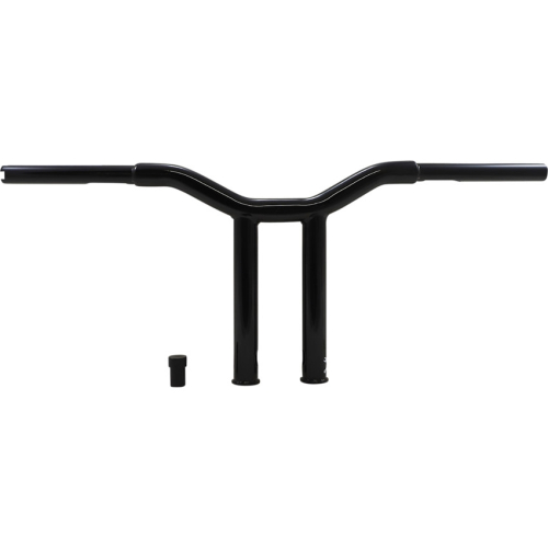 Burly Brand - Burly Brand 1-1/4in. Dominator Handlebar - Black Powdercoat - Straight - 10in. End Rise - B12-6071B