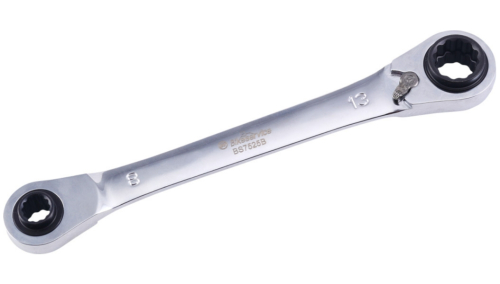 Bikeservice - Bikeservice 4-In-1 Reversible Ratchet Wrench - 8x10mm/12x13mm - BS7525B