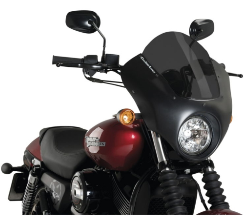 CustomAcces - CustomAcces Dark Night Semi-Fairing - Dark Smoke - CUP0016F
