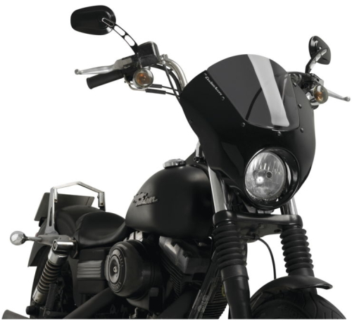 CustomAcces - CustomAcces Dark Night Semi-Fairing - Dark Smoke - CUP0023F