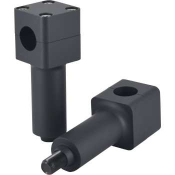 Wild 1 - Wild 1 Chubby Billet 4in. Springer Riser Kit - Blackout - WO534B