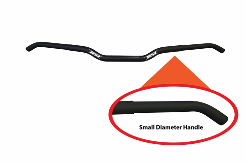 RSI Racing - RSI Racing Slim Jim 7/8in Handlebar - Anodized Black - T8-10R-SJ-BLK