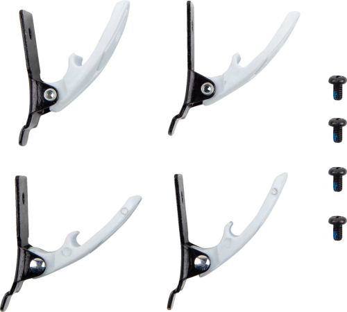 Moose Racing - Moose Racing Qualifier Boot Buckle Kit - White - 3430-1007