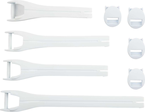 Moose Racing - Moose Racing Qualifier Boot Strap Kit - White - 10-15 - 3430-1017
