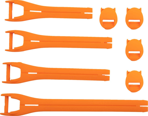 Moose Racing - Moose Racing Qualifier Boot Strap Kit - Orange - 10-15 - 3430-1019