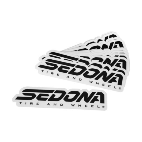 Sedona - Sedona Die Cut Sticker - Black - 20in. - 20" BLACK ON WHITE