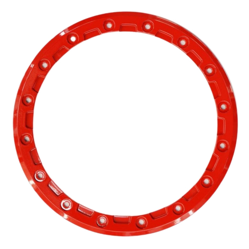Raceline - Raceline Replacement Podium Beadlock Ring - Red - 15in. - RBL-15R-A93-RING-16