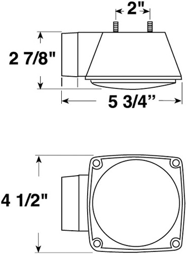 Peterson Manufacturing - Peterson Manufacturing Taillight Only RH - 7 Way - V452
