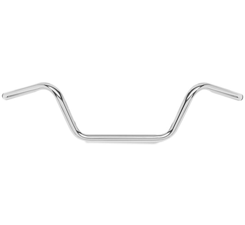 Bikers Choice - Bikers Choice 1in. Low Buckhorn Custom V-Twin Handlebar - FBW - Chrome - 402216