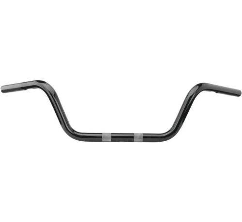 Bikers Choice - Bikers Choice 1in. Low Buckhorn Custom V-Twin Handlebar - FBW - Black - 402217