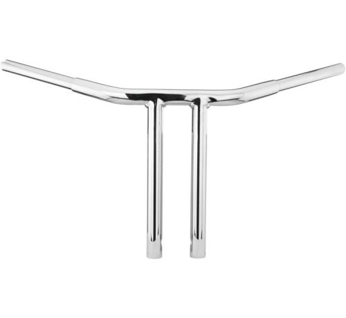 Bikers Choice - Bikers Choice 1-1/4in. Straight T-Bar - 12in. - Chrome - 402256