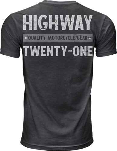 Highway 21 - Highway 21 Highway T-Shirt - 489-1921L - Black - Large