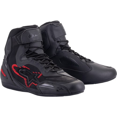 Alpinestars - Alpinestars Faster-3 Rideknit Riding Shoes - 2510319-1993-10 - Black/Gray/Red - 10