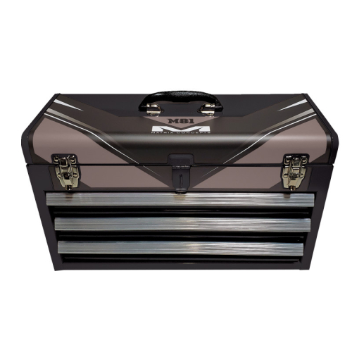 Matrix Concepts LLC - Matrix Concepts LLC M81 3 Drawer Factory Tool Box - Black/Gray - M81-101