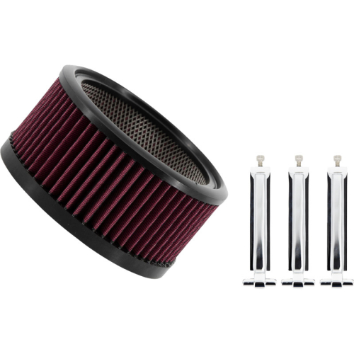 Trask Performance - Trask Performance Big Power Filter Kit - Chrome - TM-1020-BPCH