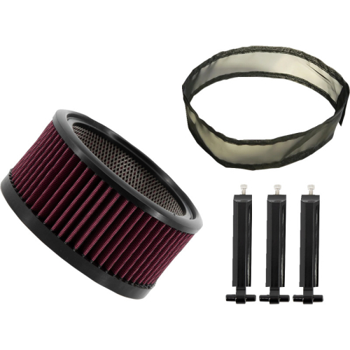 Trask Performance - Trask Performance Big Power Filter Kit - Gloss Black - TM-1020-BPGBK