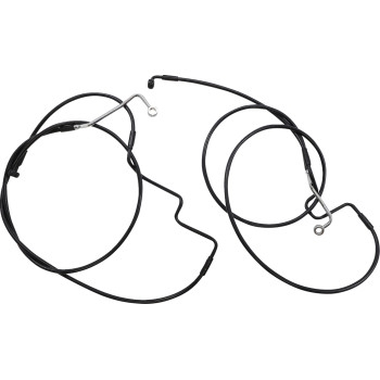 Magnum - Magnum XR Black Dot Handlebar Installation Kit - 12in-14in. - Black Fittings - 486991