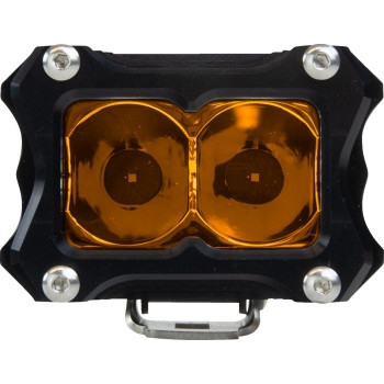 Heretic Studio - Heretic Studio 2in. 6-Series Sport Light - Black Housing with Amber Lens - 50209