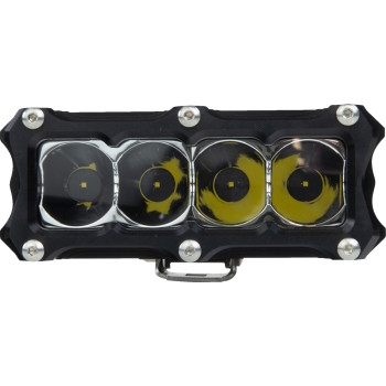 Heretic Studio - Heretic Studio 4in. 6-Series Combination Spot/Flood Light - Black with Clean Lens - 50403