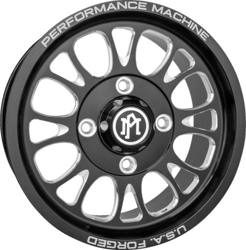 Performance Machine - Performance Machine Forged Aluminum Wheels - 15x7 - 4/137 Bolt Pattern - 5+2 Offset - Black Contrast Cut - 413B31507015280