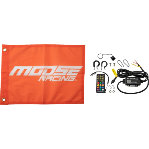 Moose Racing - Moose Racing Deluxe Bluetooth RGB Chase Whip It Light Rods - 3ft. - SB-CHSBTR-131PU