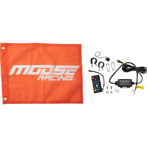 Moose Racing - Moose Racing Premium RGB Whip It Light Rod - 3ft. - SB-RGBR-131-PU