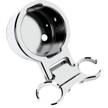 LA Choppers - LA Choppers T-Bar Gauge Relocation Kits - 1in. - Chrome - LA-7398-01C