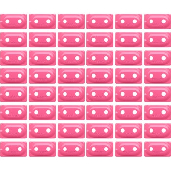 Woodys - Woodys Double Digger Aluminum Support Plates - 5/16in. - Pink (48pk.) - ADD2-3820-B