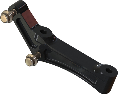 Hawg Halters Inc - Hawg Halters Inc Radial Caliper Adapter Brackets - Black - FBRMAB-108