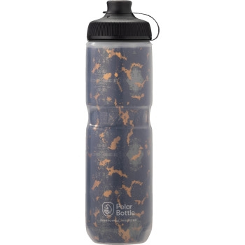 Polar Bottle Insulated Muck Water Bottle - Charcoal/ Copper - 24oz. - INB24OZ09MG