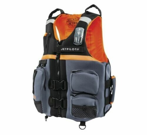 Jetpilot - Jetpilot L.R.E Helmsman Neoprene Vest - JP22101-BLK-ORG-2XL/