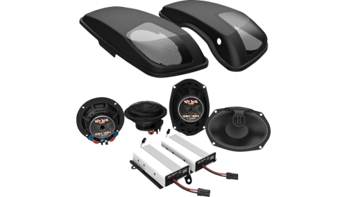 Wild Boar Audio - Wild Boar Audio 800-Watt Amp/Front Speaker Kit - WBA 800.4SG KIT