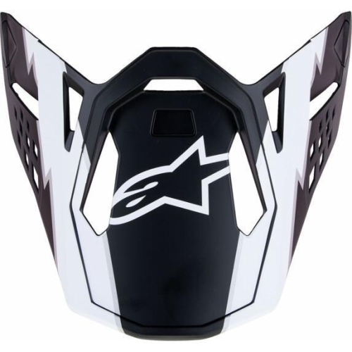 Alpinestars - Alpinestars Visor for S-M10 Ampress Helmet - White/Black - 8980623-1121-OS