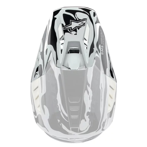 Alpinestars - Alpinestars Visor for S-M5 Mineral Helmet - Cool Gray/Dark Gray - 8986523-906-OS