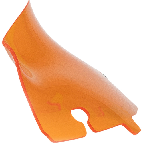 Klock Werks - Klock Werks Kolor Flare Windshield - 4in. - Orange - KWW-01-0675