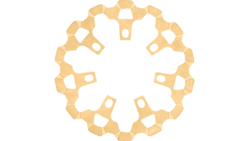 Lyndall Racing Brakes - Lyndall Racing Brakes Front Brake Rotor - 11.8in. - Gold - 3-622