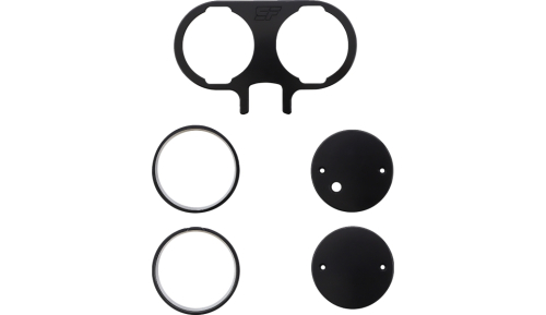 SLYFOX - SLYFOX Gauge Housing - Dual - Black Anodized - TM-SLY26