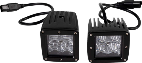 Moose Utility - Moose Utility Green Series Single Row LED Light Bar - 3in. - 20x2W - 1800 Lumens - MSE-LPKITG