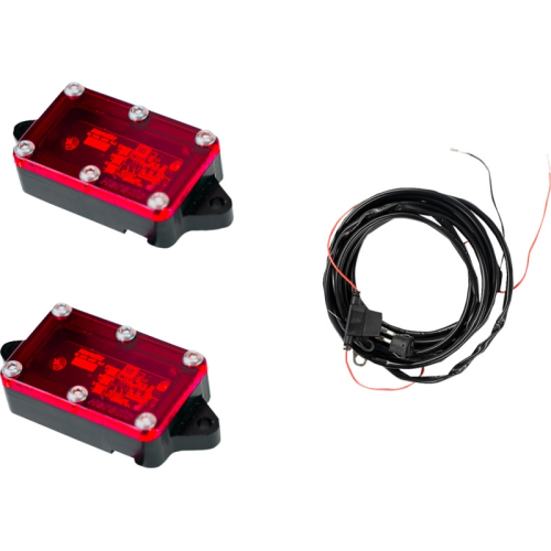 Heretic Studio - Heretic Studio LED Rock Lights - 2 Pack - Red - 70020