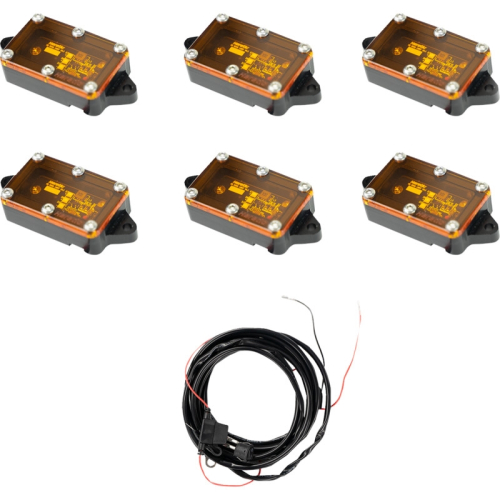 Heretic Studio - Heretic Studio LED Rock Lights - 6 Pack - Amber - 70024