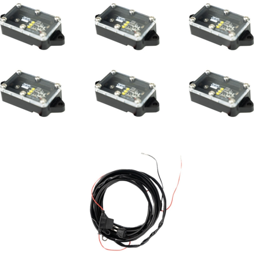 Heretic Studio - Heretic Studio LED Rock Lights - 6 Pack - Clear - 70023