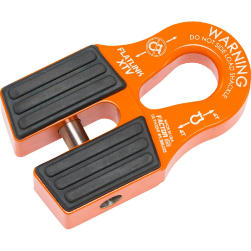 Factor 55 Flatlink XTV Winch Shackle Mount - Orange - 00070-07